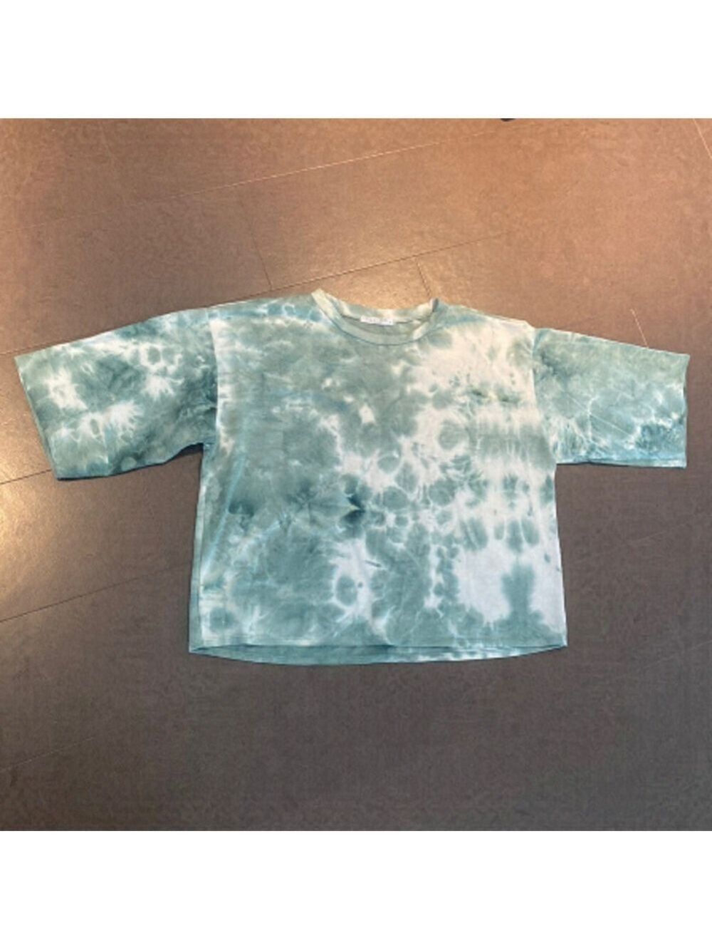 CHRIS & Carol tie dyed crop tee size Medium